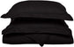 Microfiber Wrinkle-Resistant 6-line Embroidered Duvet Cover Pillow Sham Set FredCo