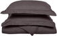 Microfiber Wrinkle-Resistant 6-line Embroidered Duvet Cover Pillow Sham Set FredCo