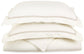 Microfiber Wrinkle-Resistant 6-line Embroidered Duvet Cover Pillow Sham Set FredCo