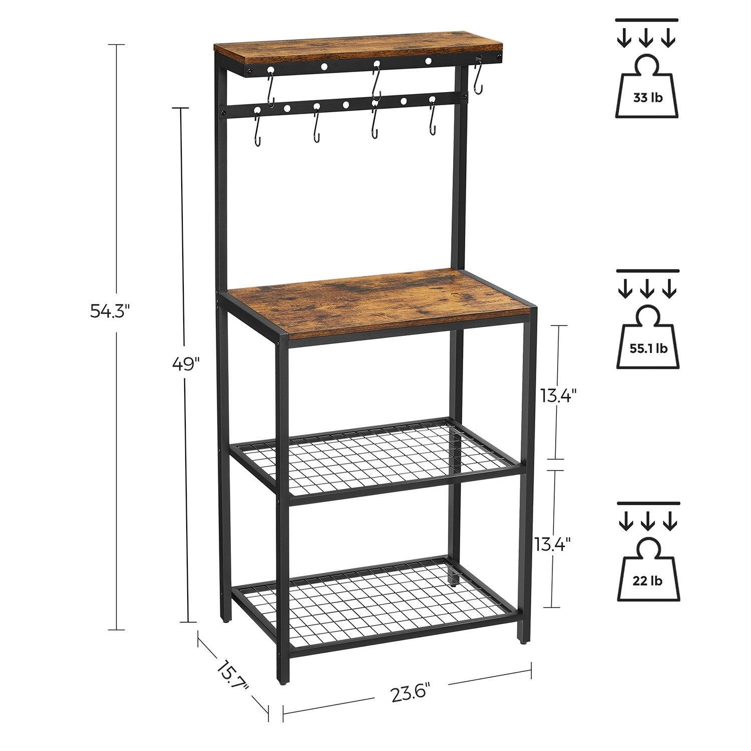 Microwave Oven Stand Rack FredCo