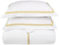 Miller 100% Cotton Geometric Embroidered Duvet Cover Set FredCo