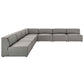Mingle Vegan Leather 7-Piece Sectional Sofa, EEI-4797 FredCo