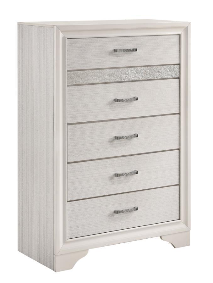 Miranda Platform Storage Bedroom Set Coaster Eastern King, 5 Piece FredCo