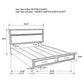 Miranda Platform Storage Bedroom Set Coaster Queen, 4 Piece FredCo