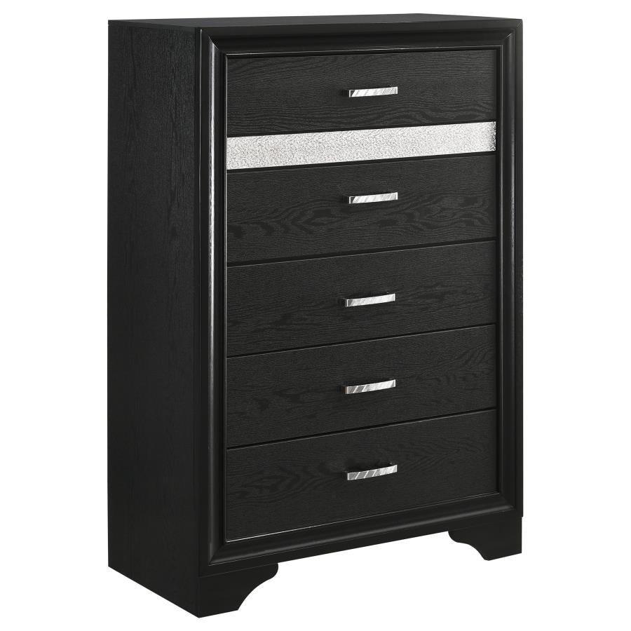 Miranda Platform Storage Bedroom Set Coaster Queen, 5-Piece FredCo
