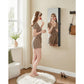 Mirror Jewelry Cabinet Armoire, Black FredCo