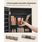 Mirror Jewelry Cabinet Armoire, Black FredCo