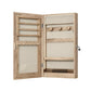Mirror Jewelry Cabinet Armoire, Carmel Brown FredCo