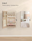 Mirror Jewelry Cabinet Armoire, Carmel Brown FredCo