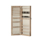 Mirror Jewelry Cabinet Armoire, Toasted Oak FredCo