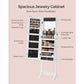 Mirror Jewelry Cabinet with LED Lights FredCo