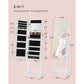 Mirror Jewelry Cabinet with LED Lights FredCo