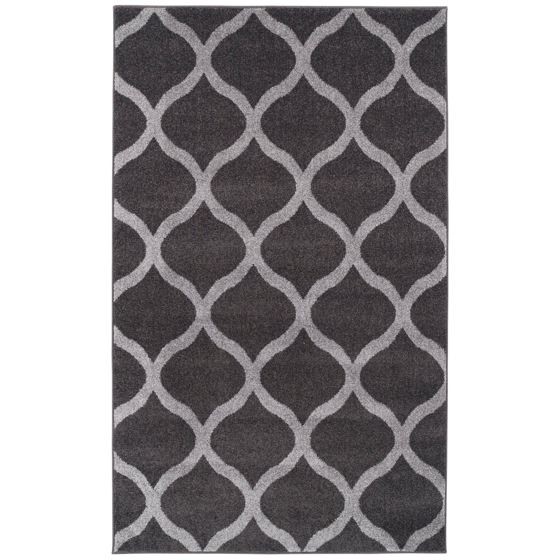 Modern Contemporary Oriental Trellis Rug FredCo