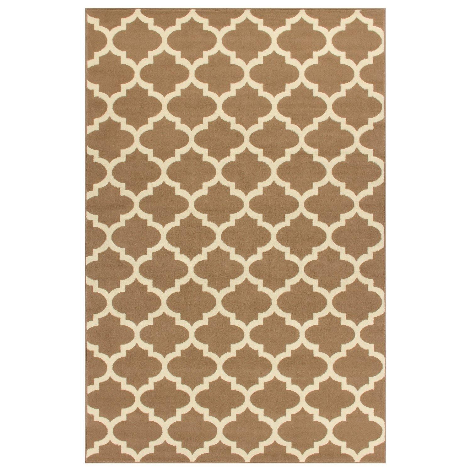 Modern Contemporary Quatrefoil Trellis Rug FredCo