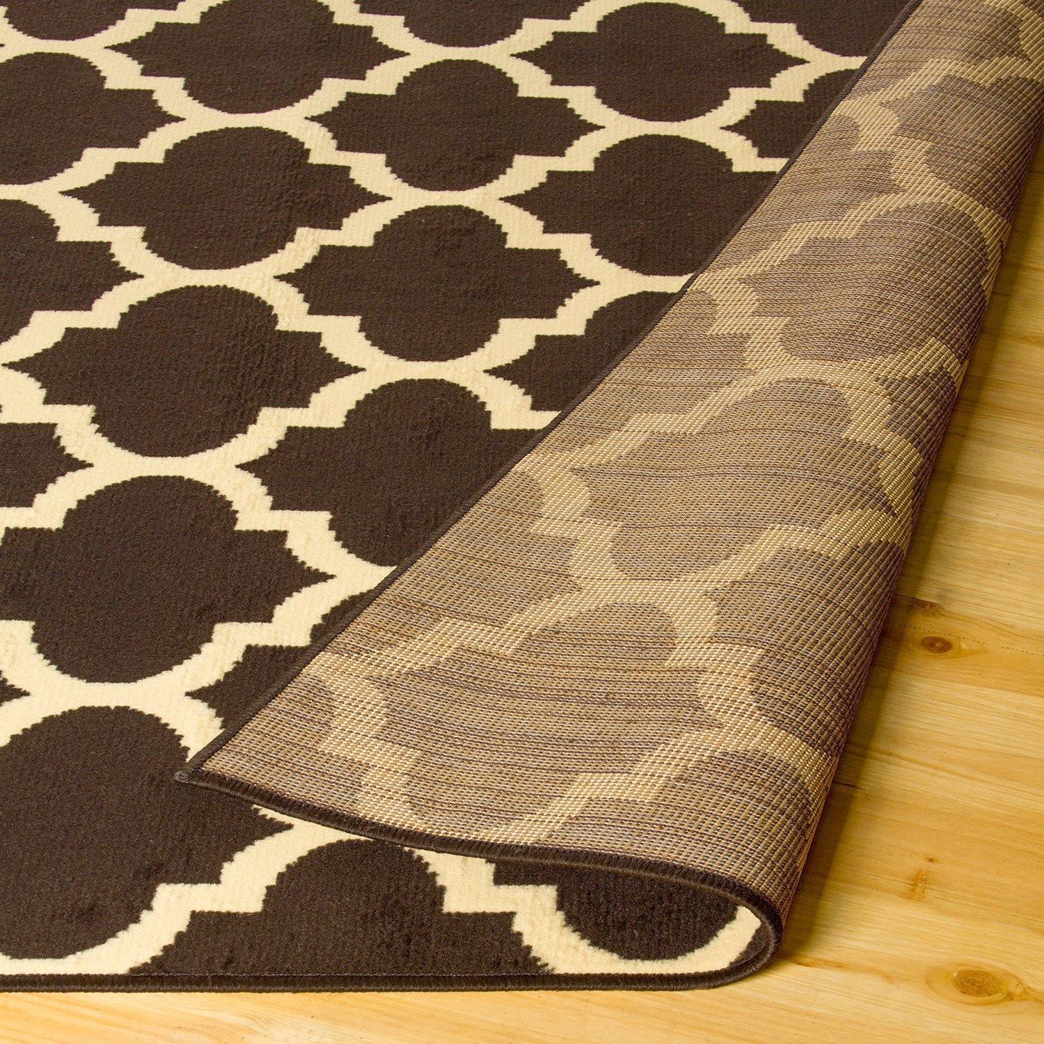 Modern Contemporary Quatrefoil Trellis Rug FredCo