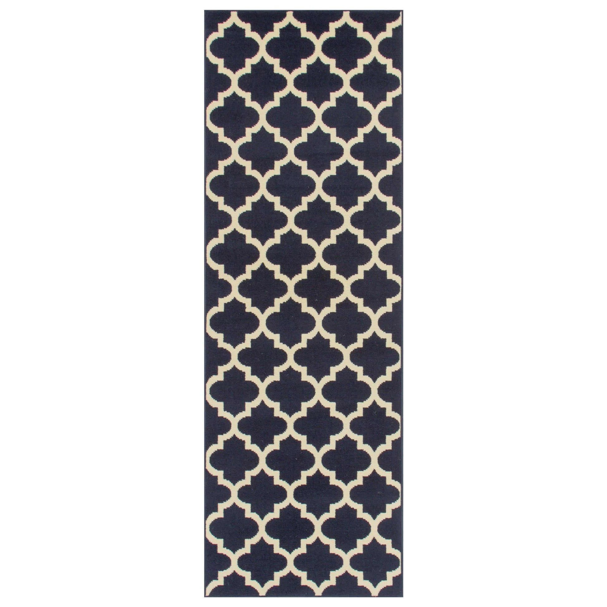 Modern Contemporary Quatrefoil Trellis Rug FredCo