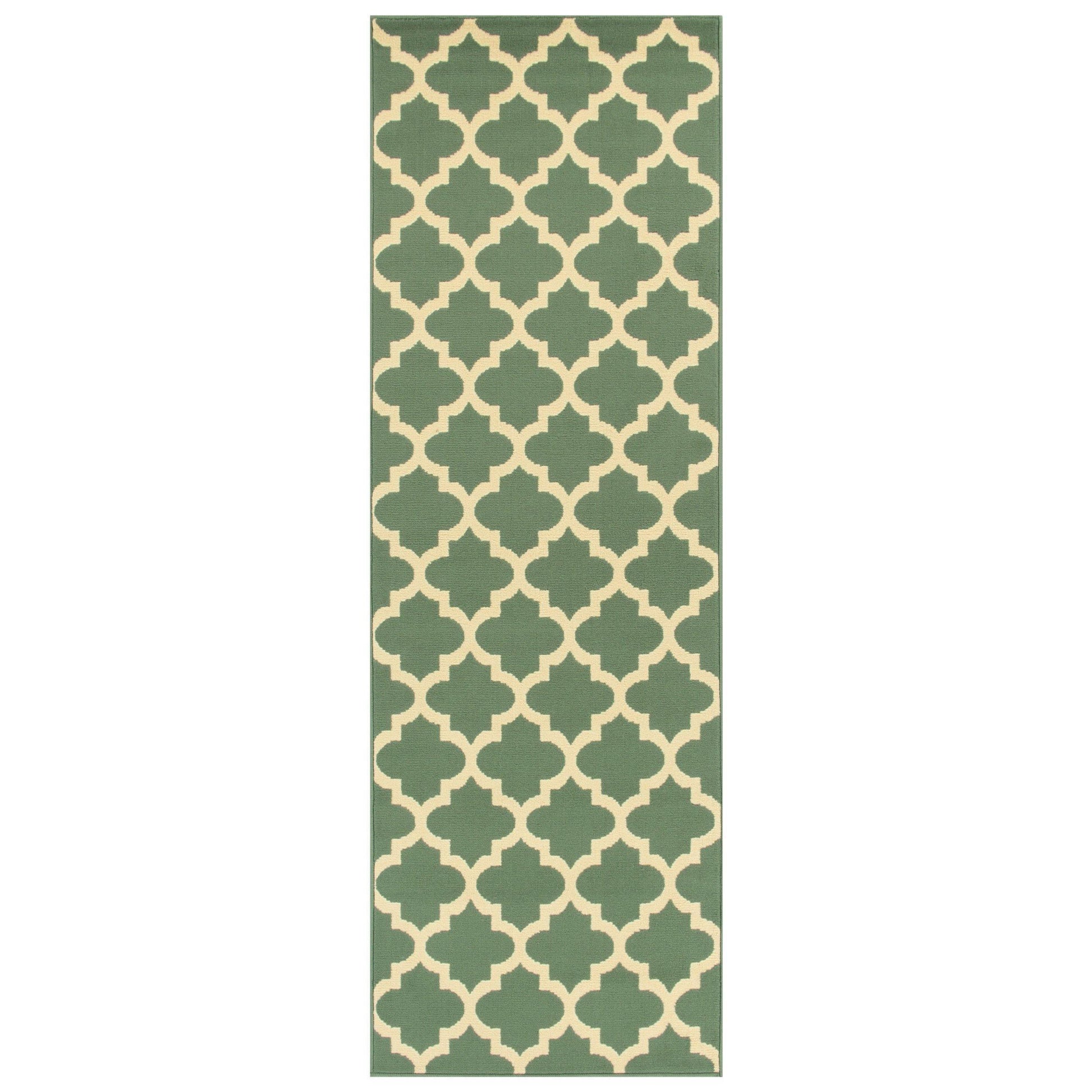 Modern Contemporary Quatrefoil Trellis Rug FredCo