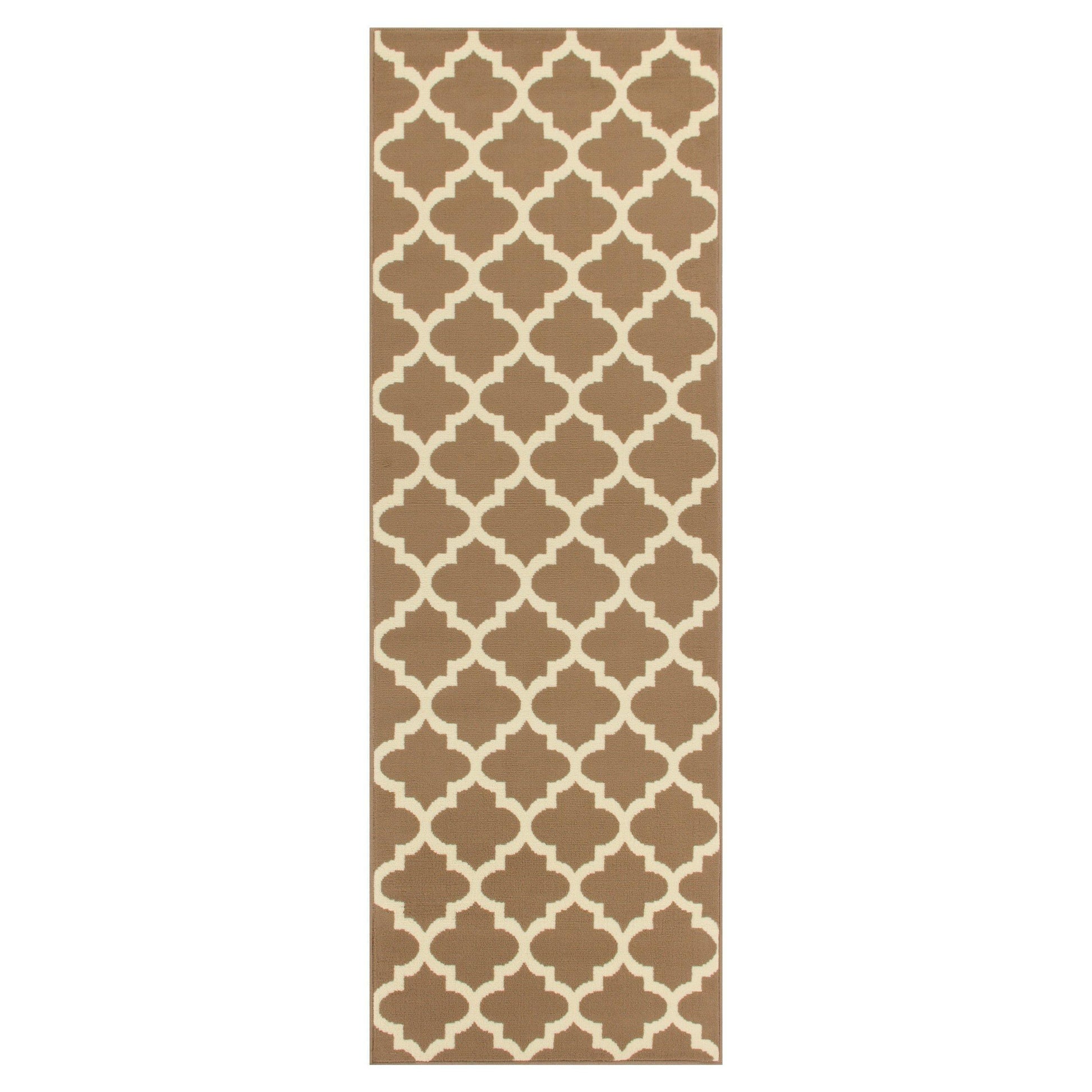 Modern Contemporary Quatrefoil Trellis Rug FredCo