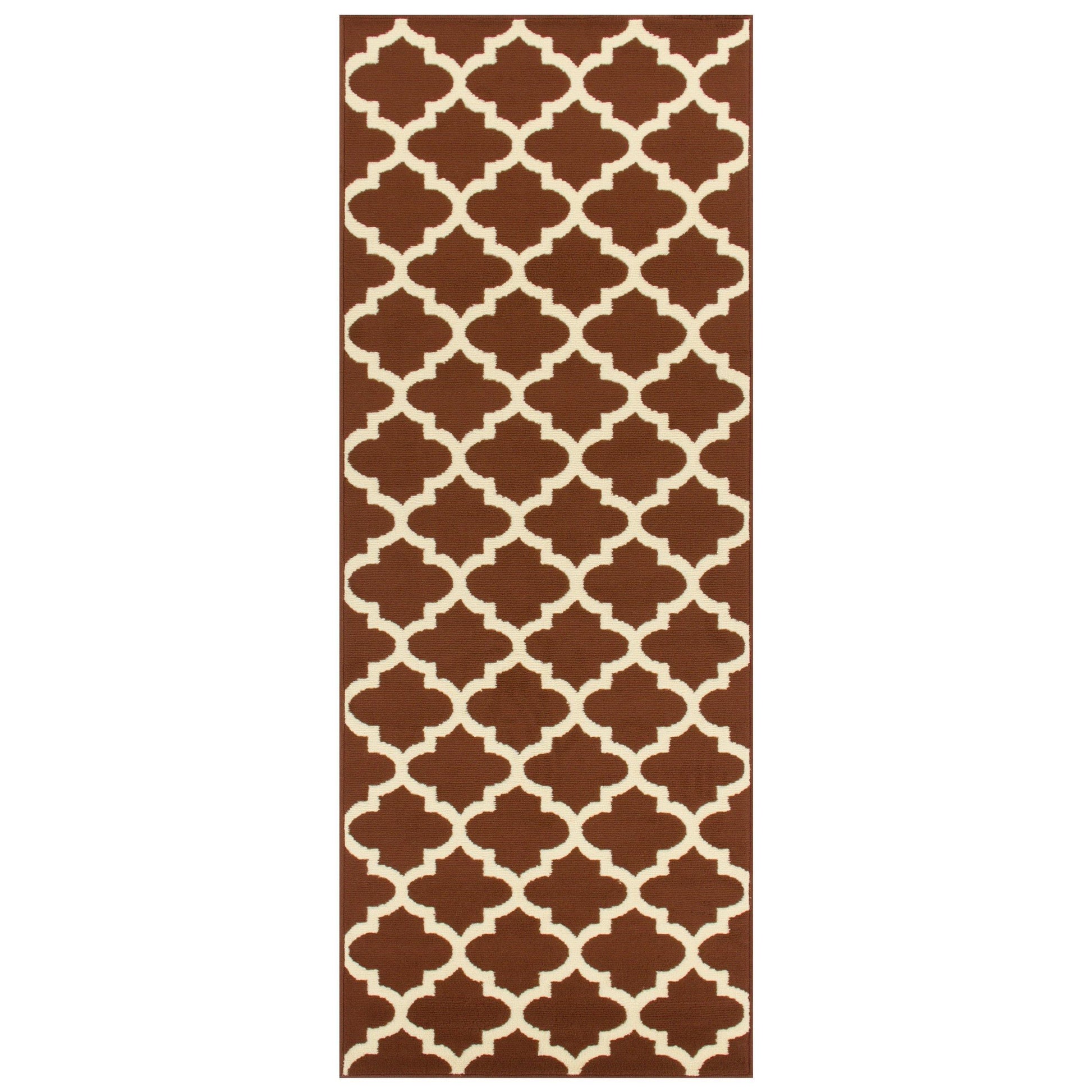 Modern Contemporary Quatrefoil Trellis Rug FredCo