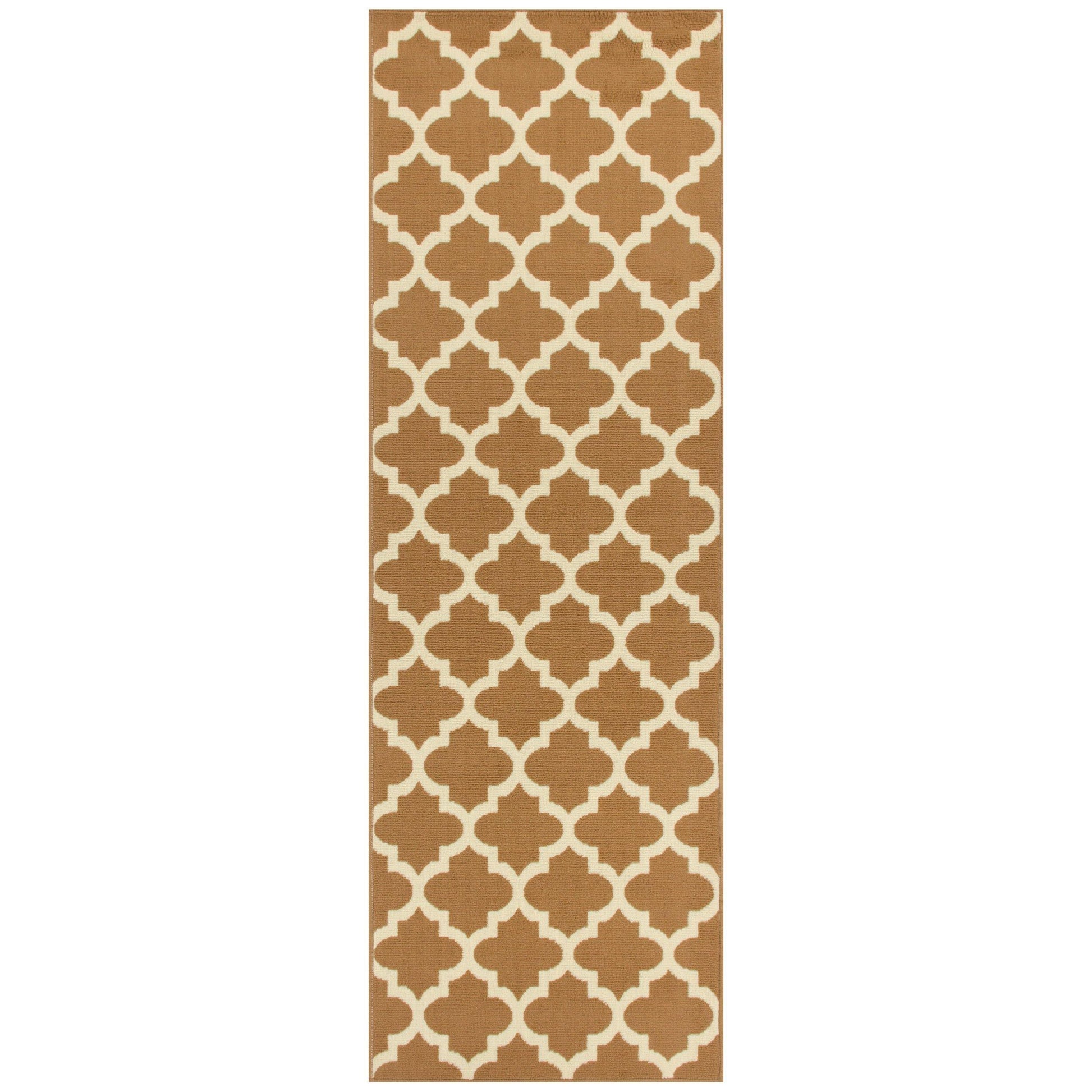 Modern Contemporary Quatrefoil Trellis Rug FredCo