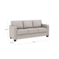 Modern Upholstered Sofa with Cotton-Linen Surface FredCo