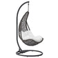 Modway Abate Wicker Rattan Outdoor Patio Swing Chair FredCo