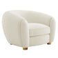 Modway Abundant Boucle Upholstered Fabric Armchair FredCo