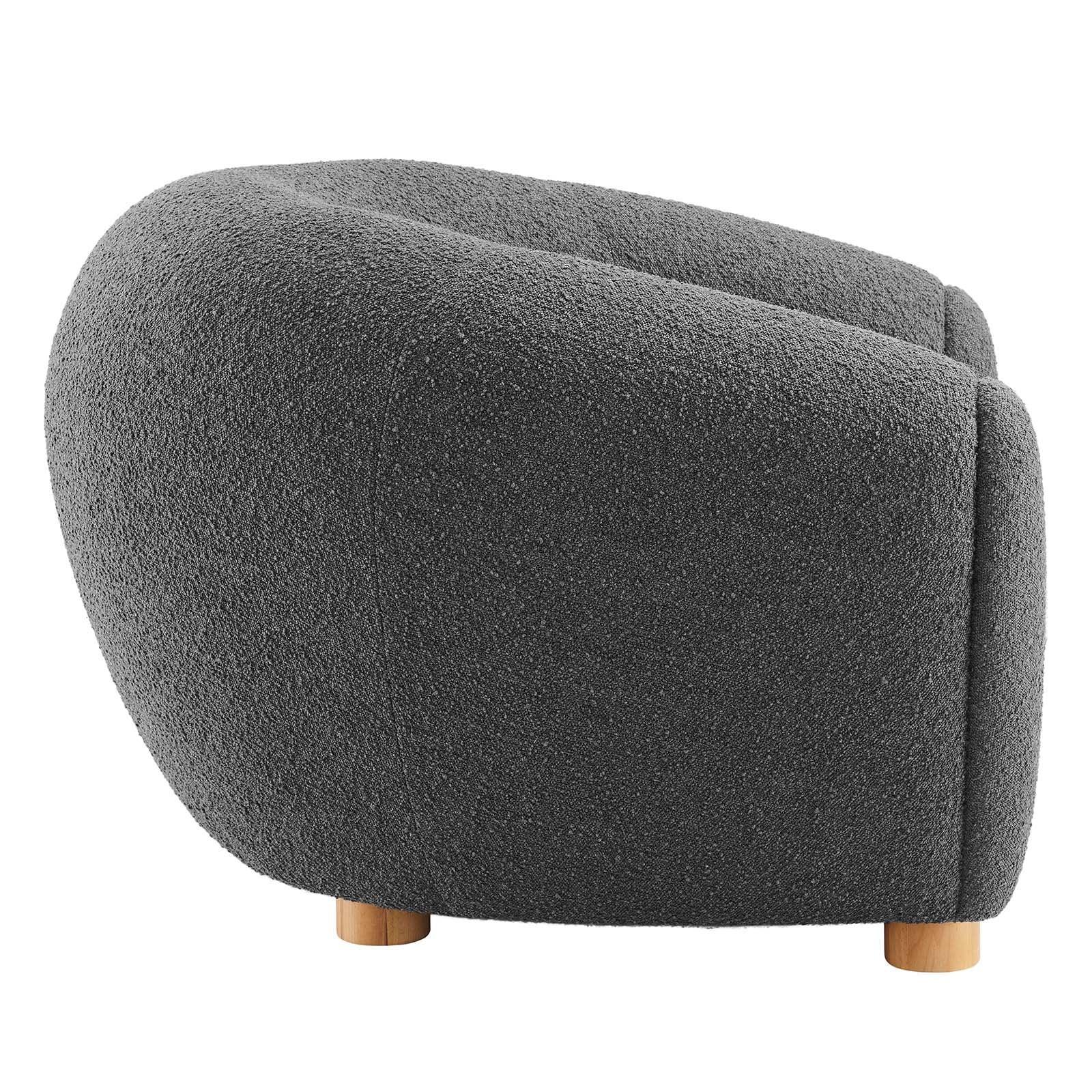 Modway Abundant Boucle Upholstered Fabric Armchair FredCo
