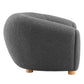 Modway Abundant Boucle Upholstered Fabric Armchair FredCo