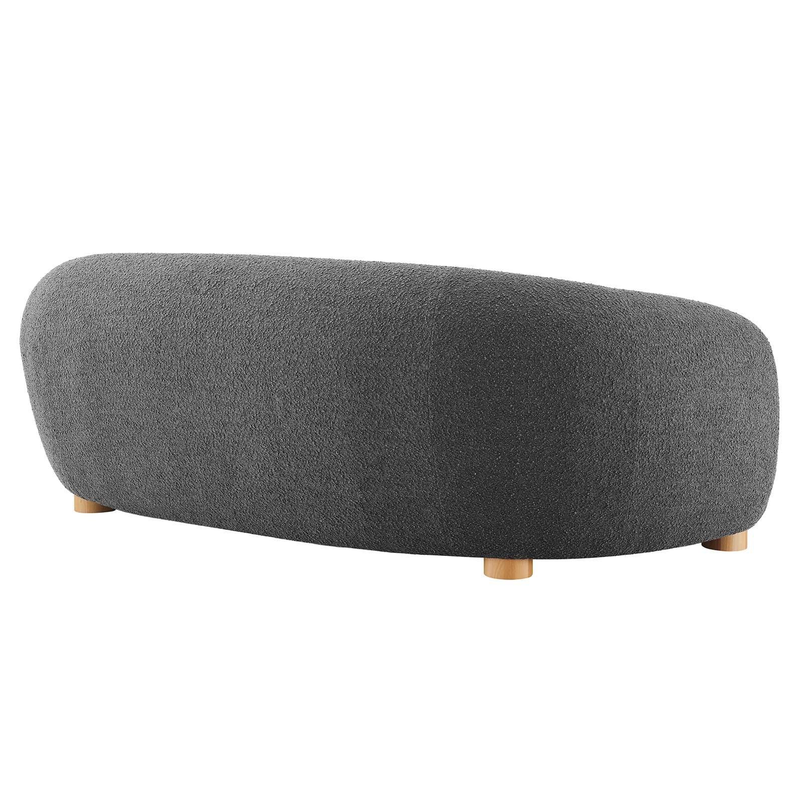 Modway Abundant Boucle Upholstered Fabric Sofa FredCo