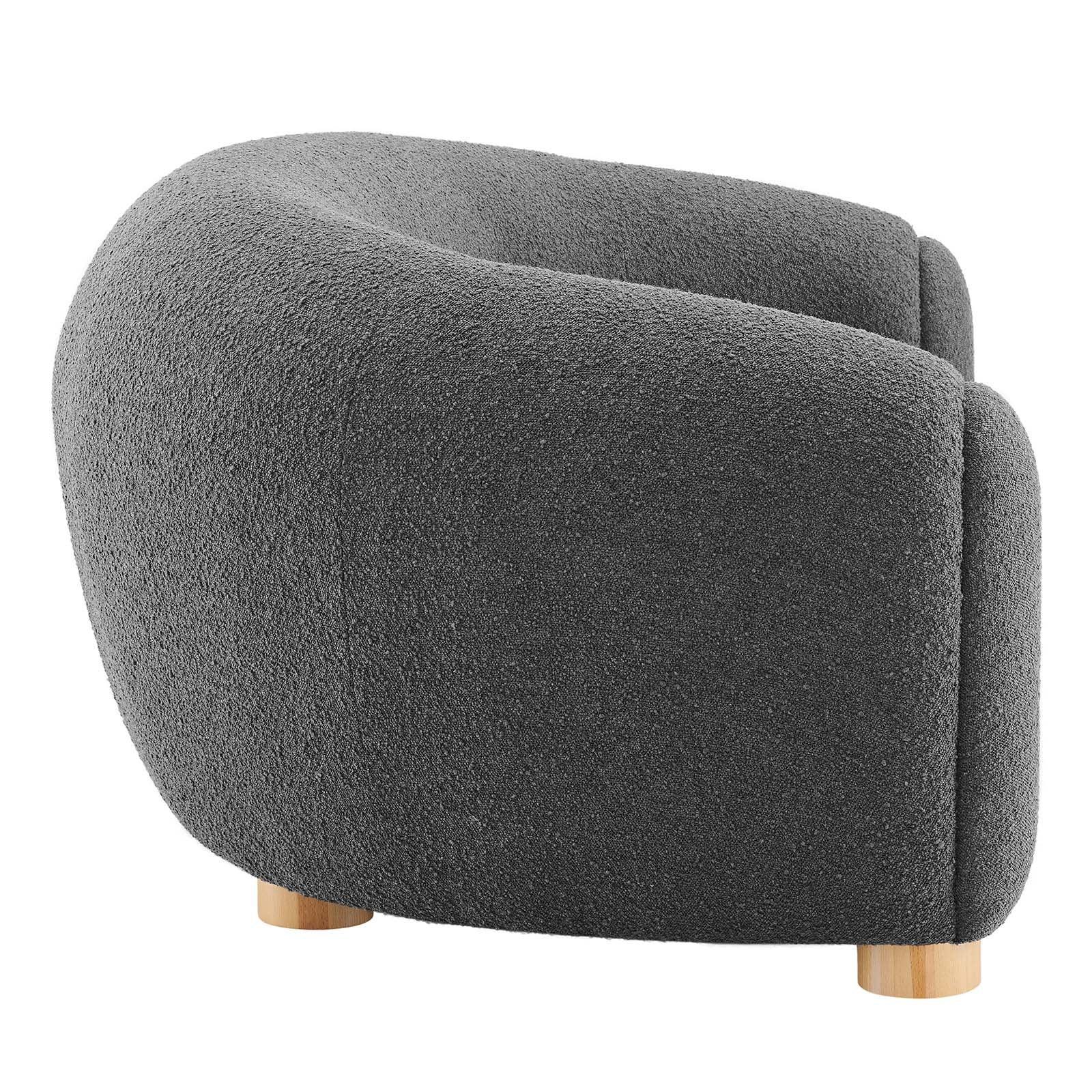 Modway Abundant Boucle Upholstered Fabric Sofa FredCo