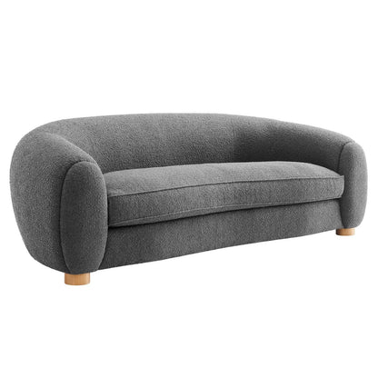 Modway Abundant Boucle Upholstered Fabric Sofa FredCo