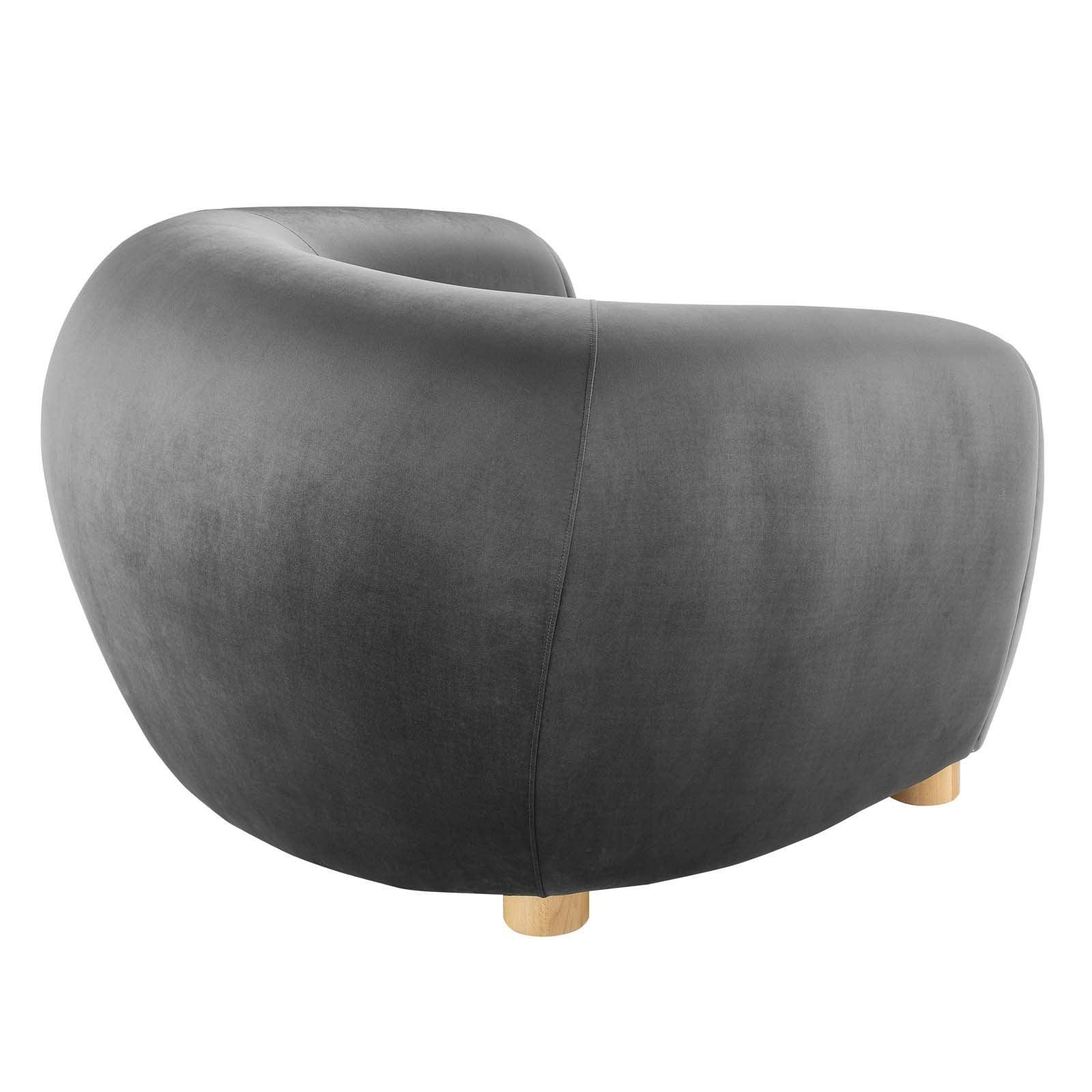 Modway Abundant Performance Velvet Armchair FredCo