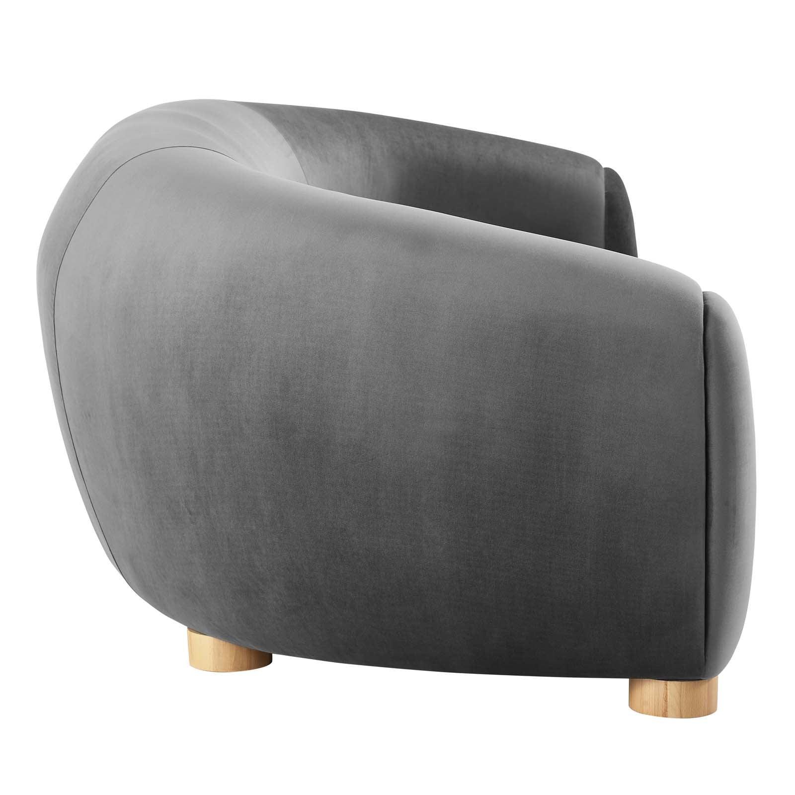 Modway Abundant Performance Velvet Sofa FredCo