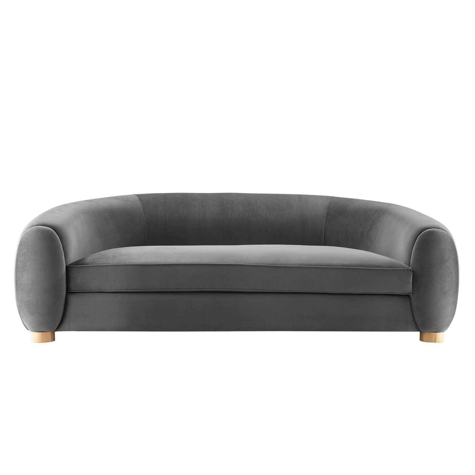 Modway Abundant Performance Velvet Sofa FredCo