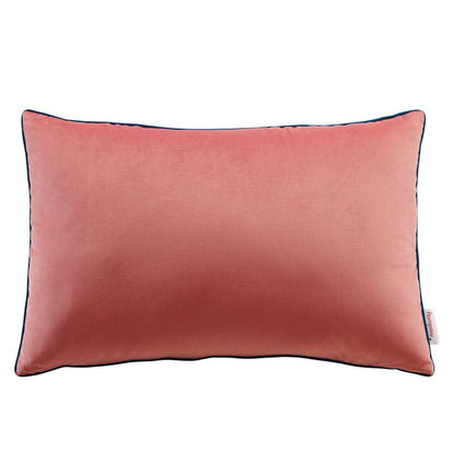 Modway Accentuate 24" Lumbar Performance Velvet Throw Pillow FredCo
