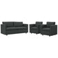 Modway Activate 3 Piece Upholstered Fabric Set FredCo