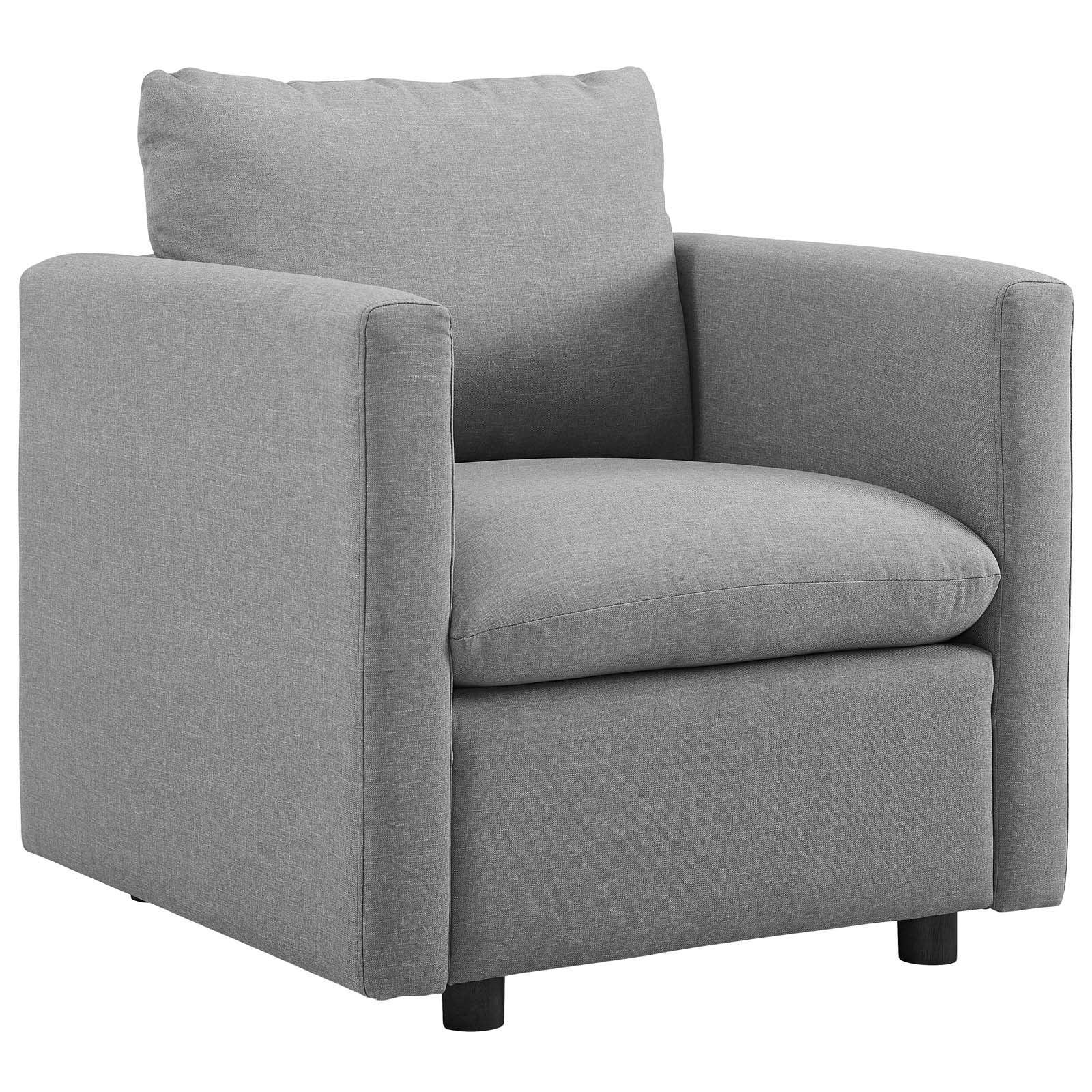 Modway Activate Upholstered Fabric Armchair FredCo