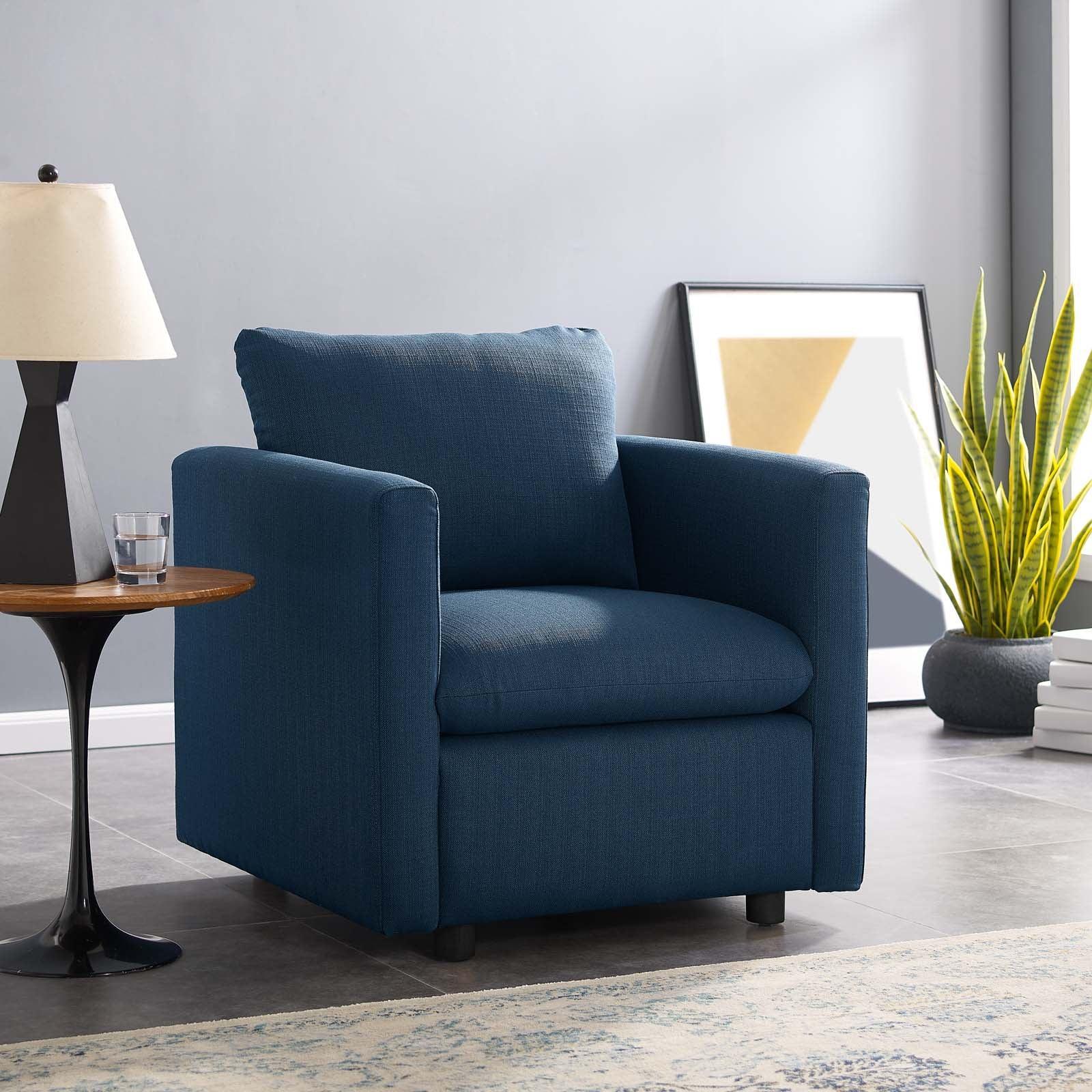 Modway Activate Upholstered Fabric Armchair FredCo