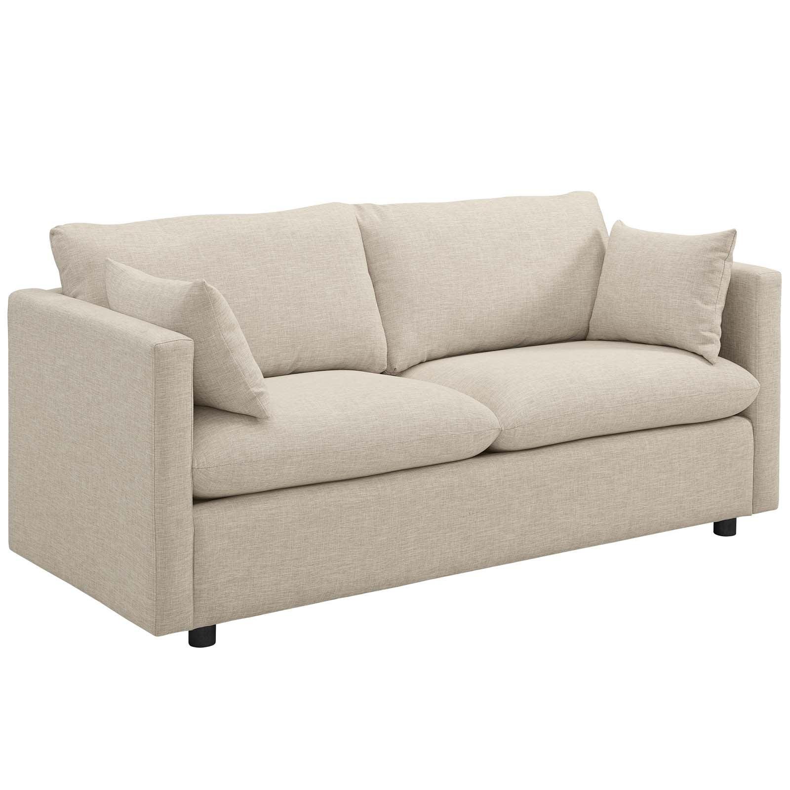 Modway Activate Upholstered Fabric Sofa FredCo