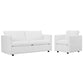 Modway Activate Upholstered Fabric Sofa and Armchair Set FredCo