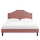 Modway Adelaide Performance Velvet Full Platform Bed FredCo