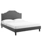 Modway Adelaide Performance Velvet Full Platform Bed FredCo