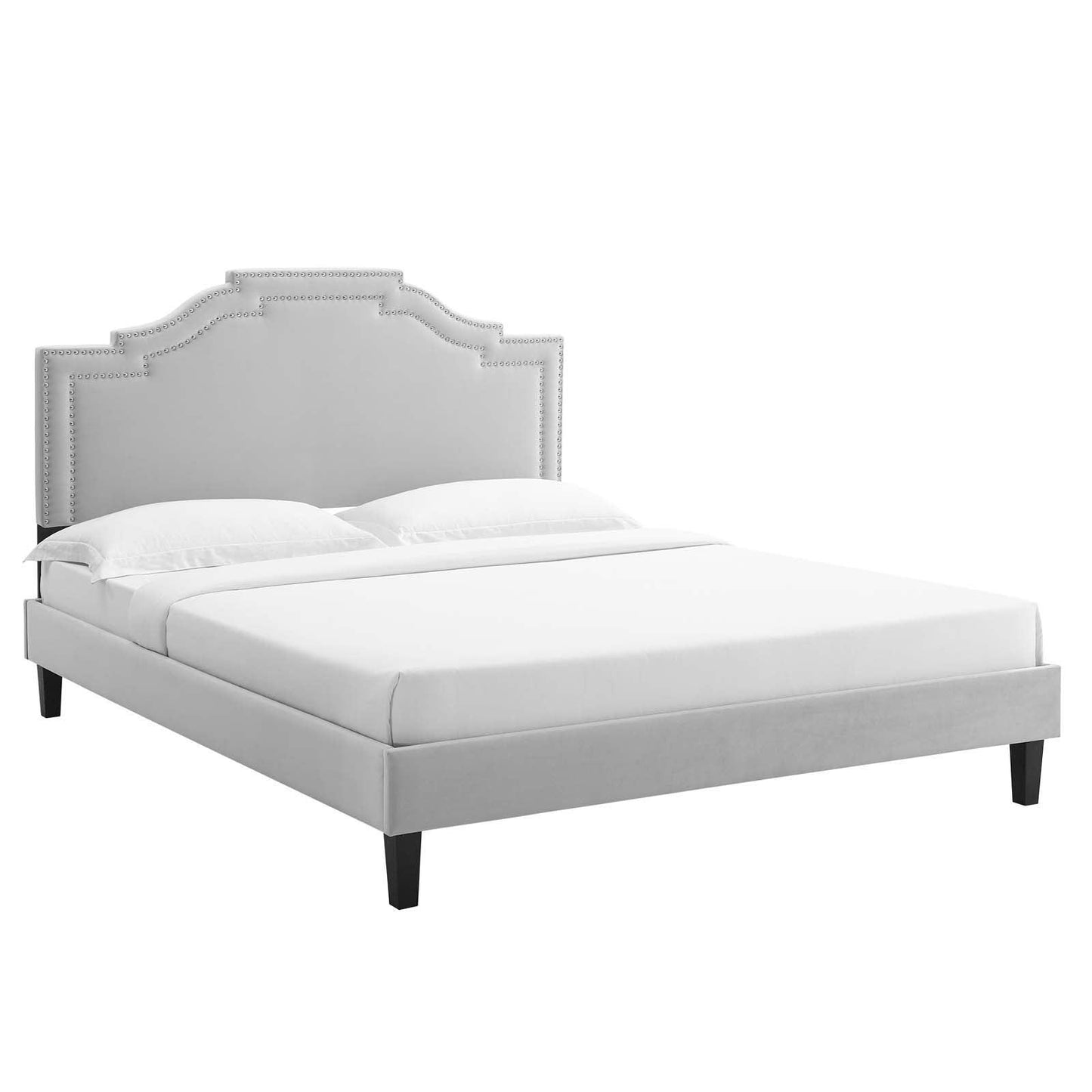 Modway Adelaide Performance Velvet Full Platform Bed FredCo