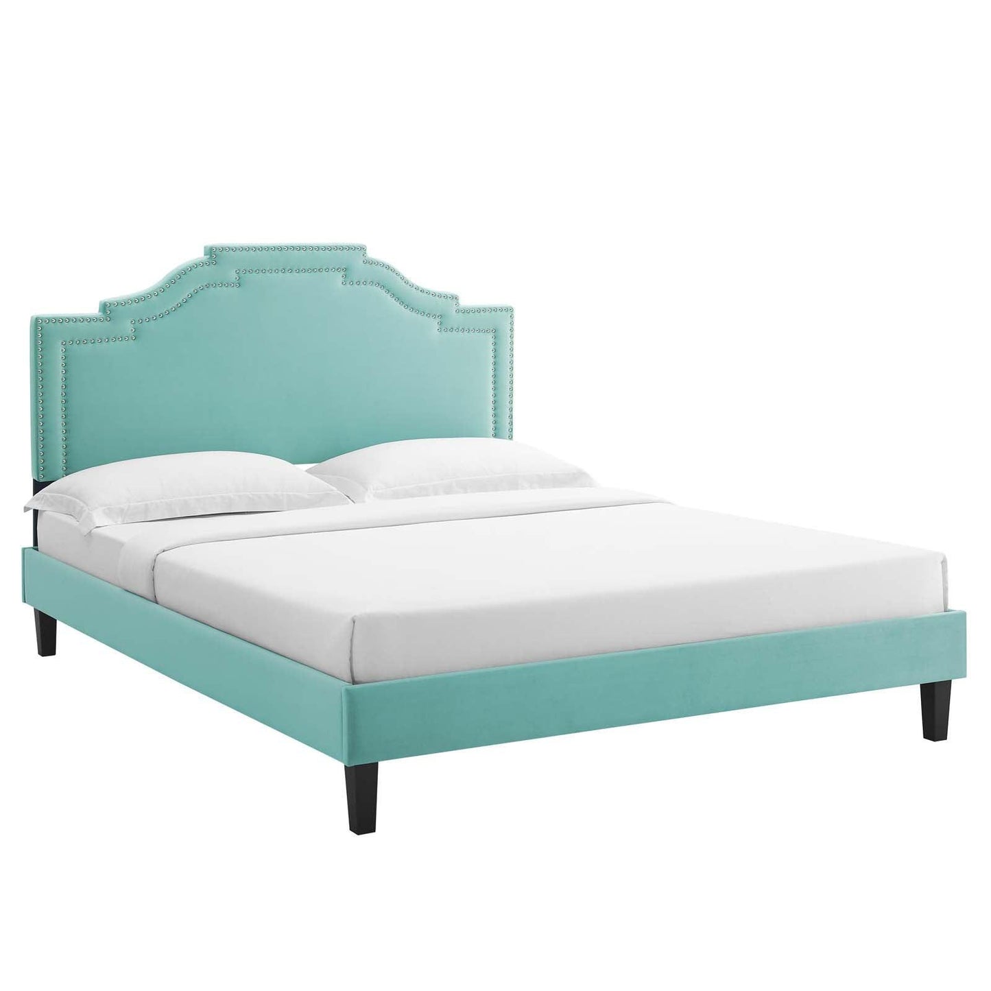 Modway Adelaide Performance Velvet Full Platform Bed FredCo