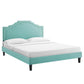 Modway Adelaide Performance Velvet Full Platform Bed FredCo