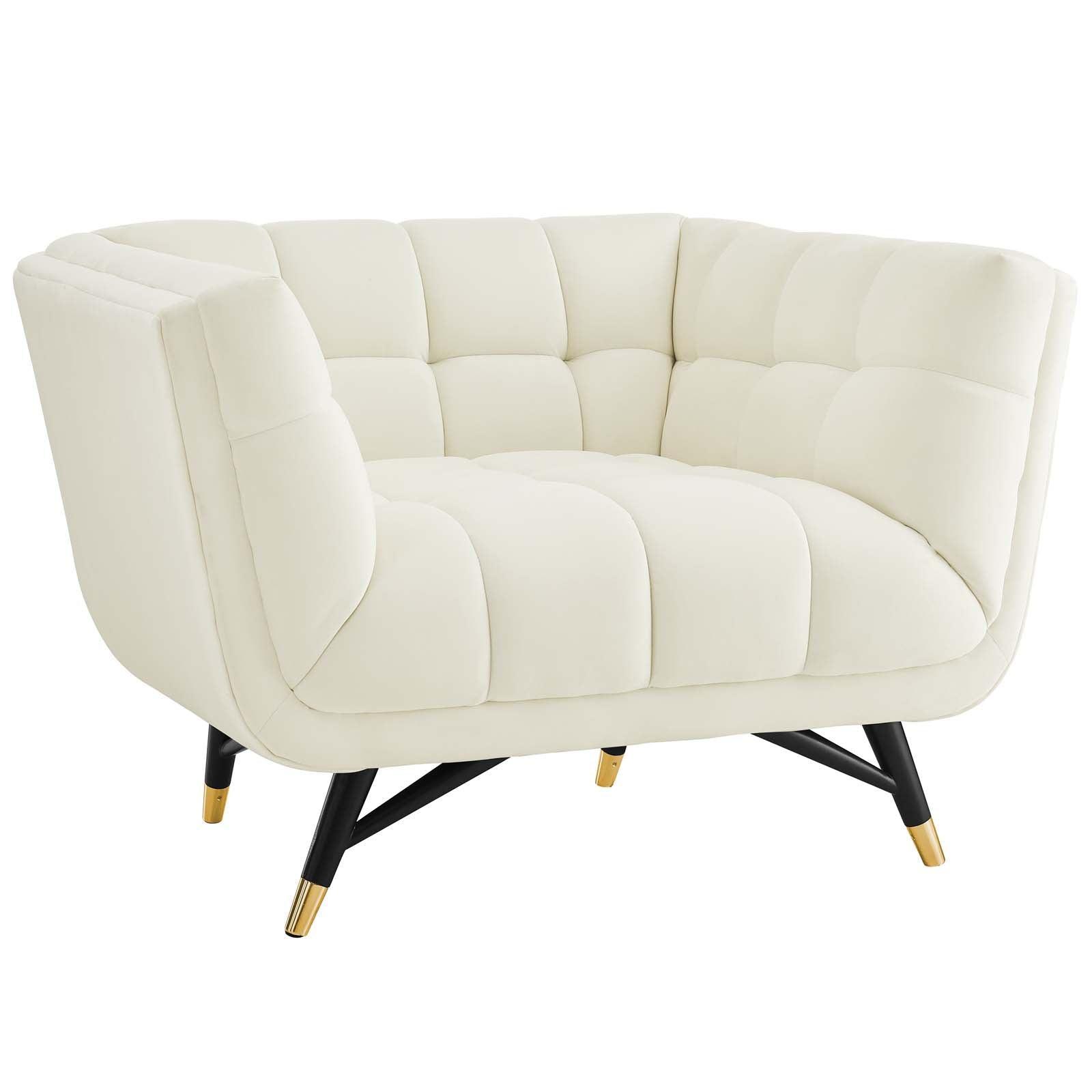 Modway Adept Performance Velvet Armchair FredCo