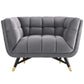 Modway Adept Performance Velvet Armchair FredCo