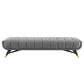 Modway Adept Performance Velvet Bench FredCo