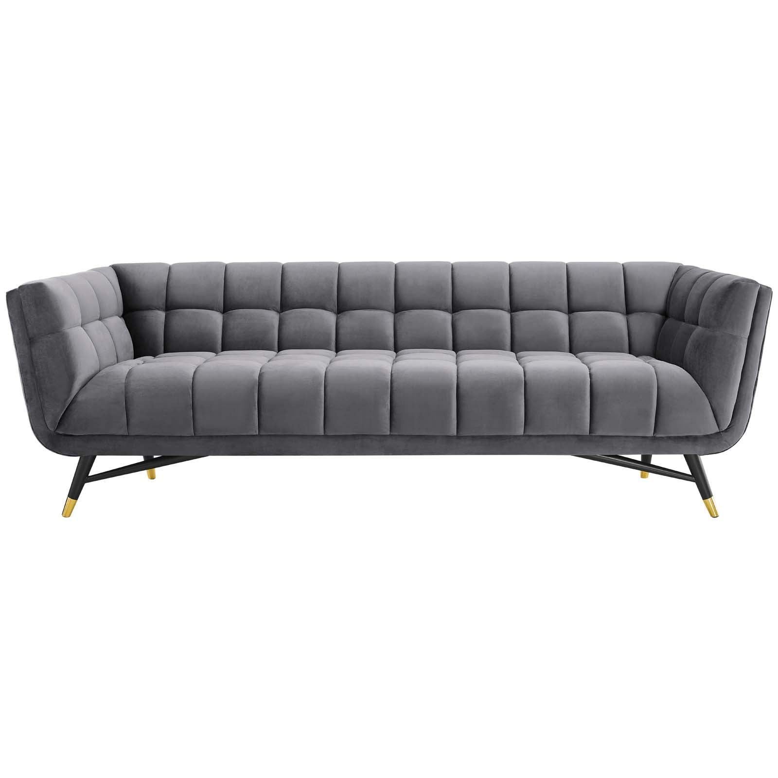 Modway Adept Performance Velvet Sofa FredCo